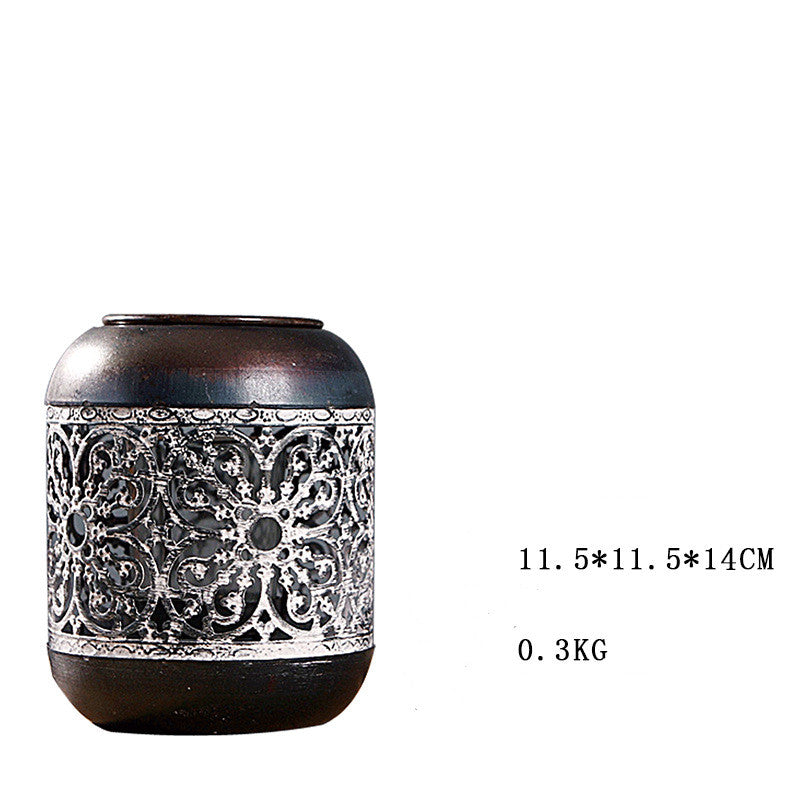 Wrought Iron Candle Holders