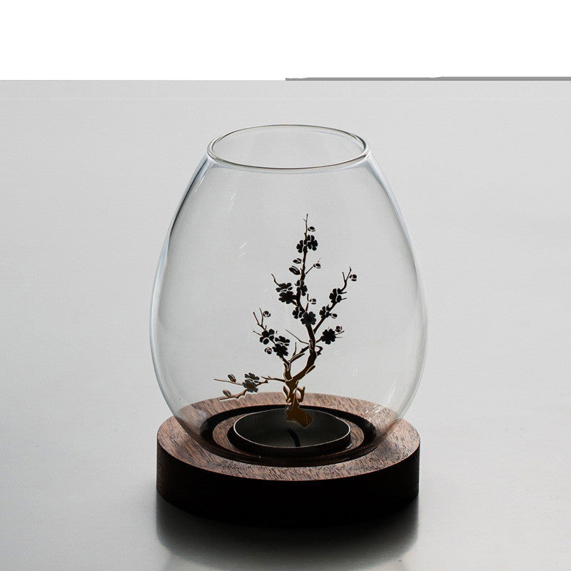 Candle Holder, Glass