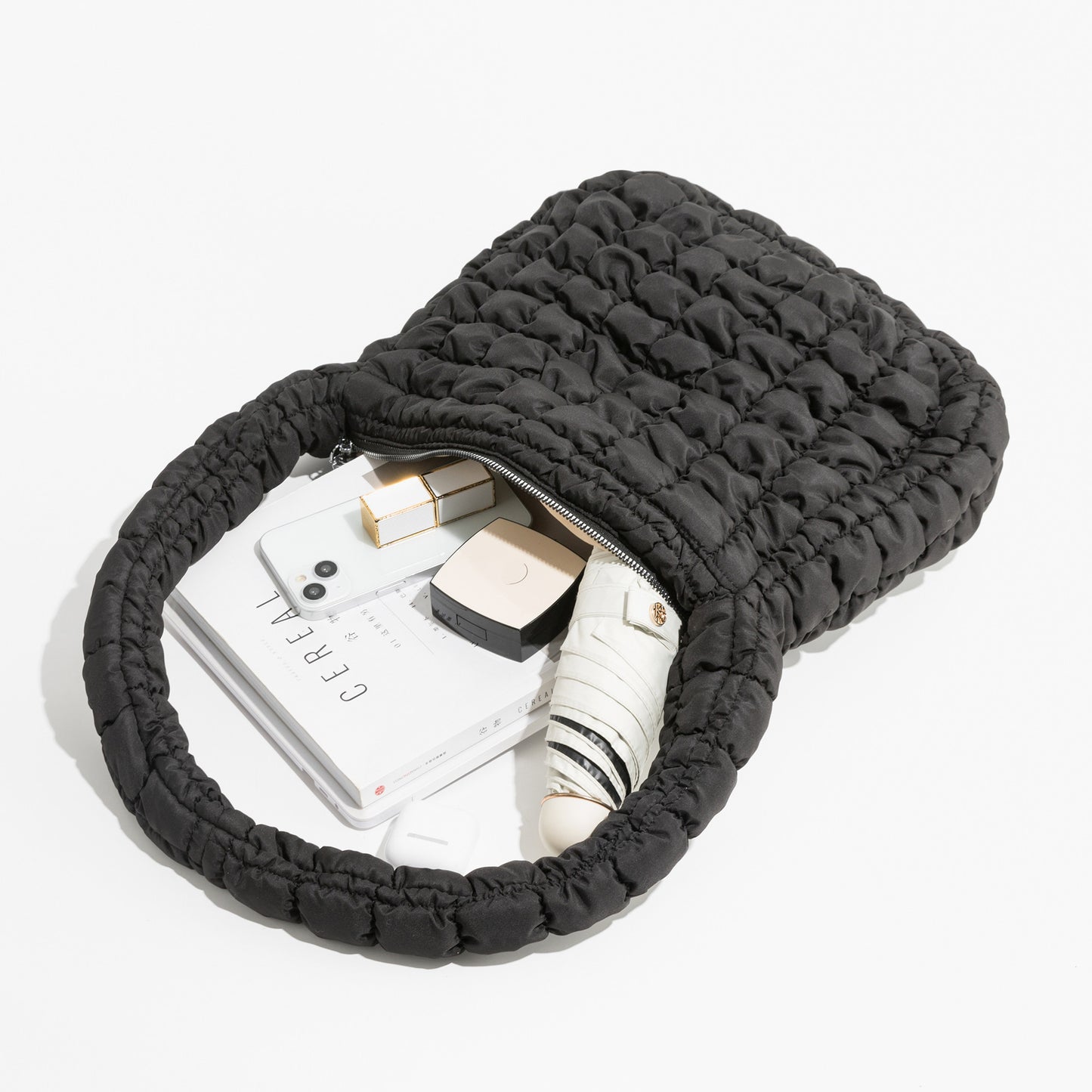 Quilted Nylon Purse