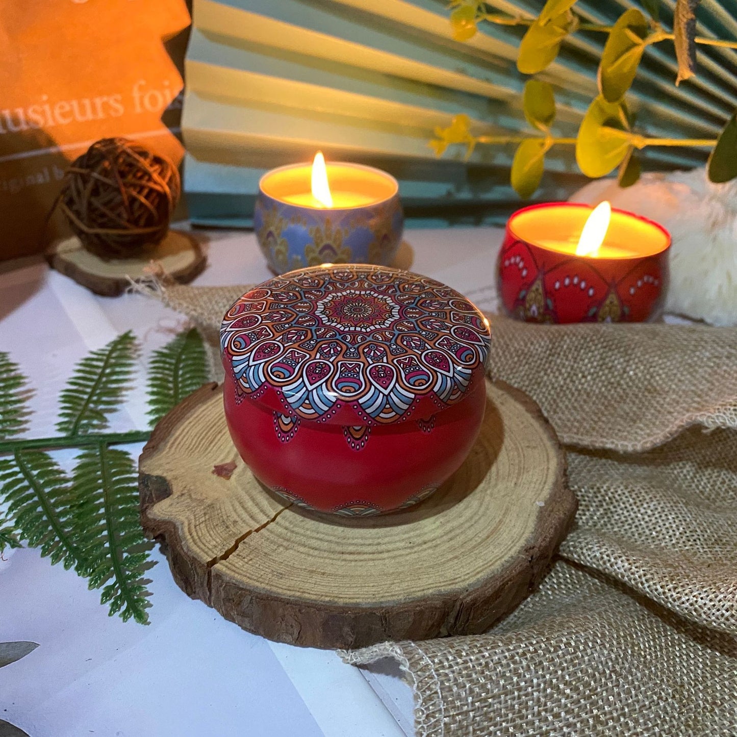 Scented Soy Candle, Lidded Jar