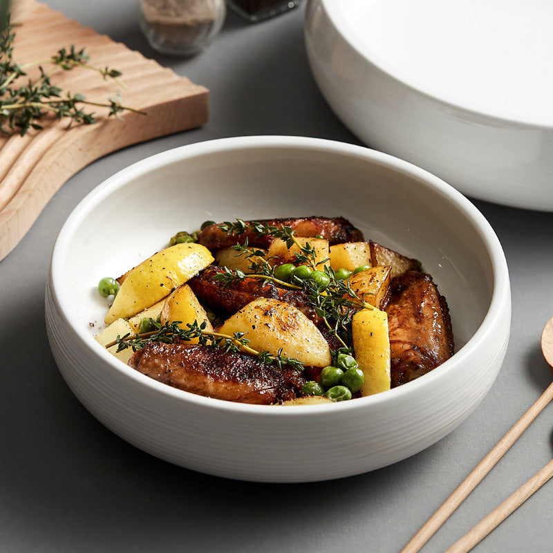 Porcelain Serving Bowl